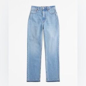Abercrombie & Fitch Light Blue Straight Leg Jeans